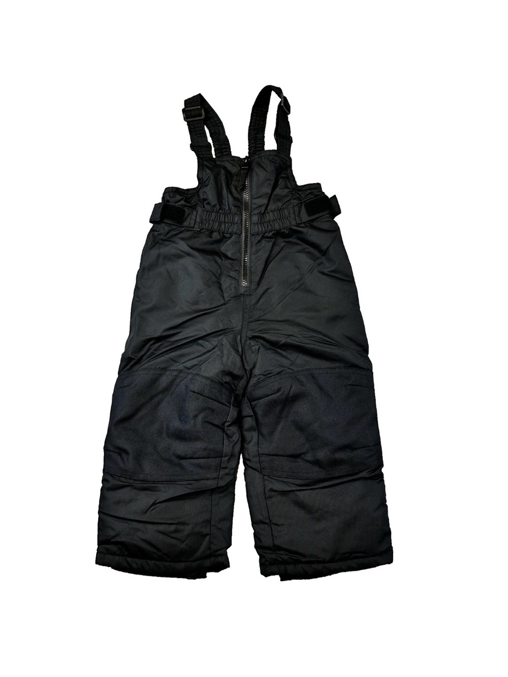 Cat & Jack Snow Bib Pants Toddler 18M Black Adjustable Insulated Knee Panels